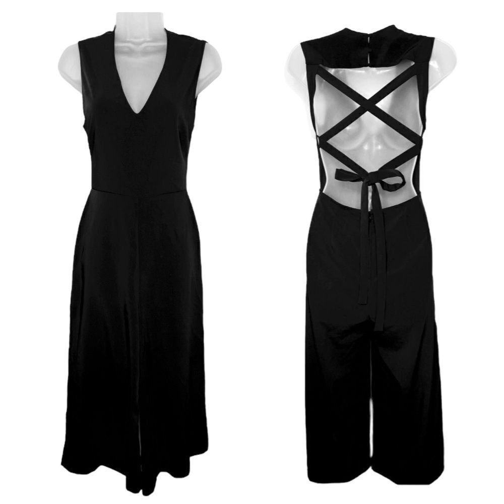 After Market Strappy Tie Back Jumpsuit